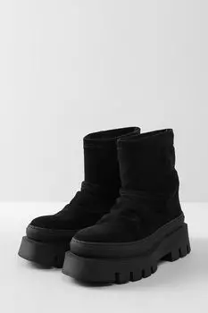 Полусапоги из замши Bronx