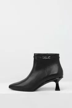 Полусапоги кожаные Karl Lagerfeld