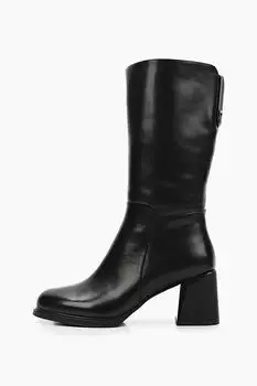 Полусапоги кожаные на меху Abricot