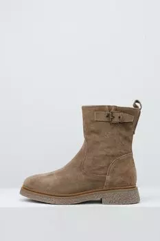 Полусапоги замшевые с пряжкой Marc O'Polo