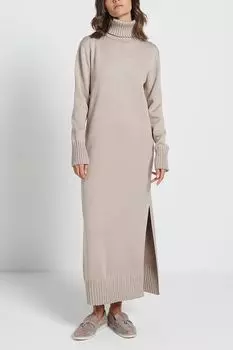 Полушерстяное платье прямого силуэта ELEGANZZA