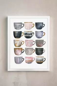Постер Чайный сервиз в раме Gallery 5