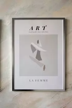 Постер с объемным серебром ART Gallery 5