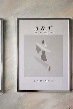 Постер с объемным серебром ART Gallery 5