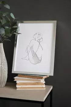 Постер с объемным серебром Beach Gallery 5