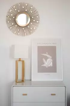 Постер с объемным золотом Love your body Gallery 5