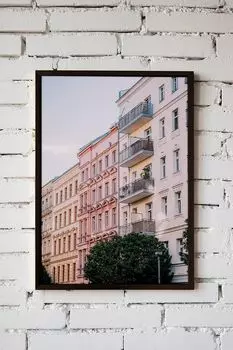 Постер Улица белой раме Gallery 5