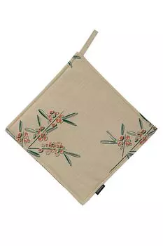 Прихватка с принтом Обед рябинника Tkano