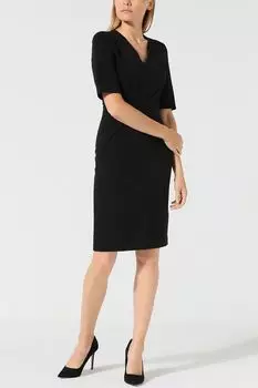 Приталенное однотонное платье Mosaic