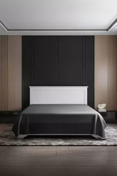 Простыня хлопковая антибактериальная Diamond Soft Silver