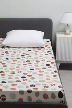 Простыня хлопковая с принтом Abstract COINCASA