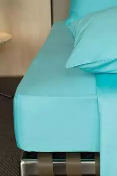 Простыня на резинке из сатина Mollen