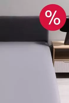 Простыня из сатина Suite Anthracite 21maison