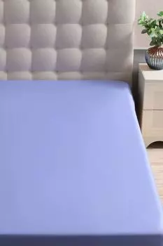 Простыня натяжная Basic Lilac 21maison