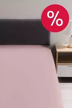 Простыня натяжная из сатина Suite Chocolate 21maison