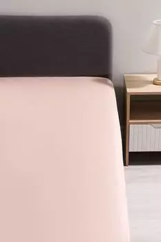 Простыня натяжная из сатина Suite Creamy 21maison