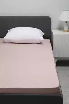 Простыня натяжная из сатина Suite rose 21maison