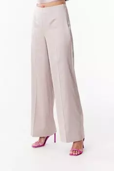 Прямые брюки из атласа Fashion Rebels