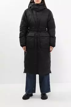Пуховик двусторонний с капюшоном и молниями по бокам Karl Lagerfeld