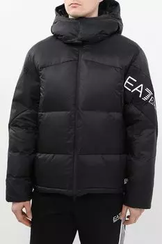 Пуховик с капюшоном Ea7