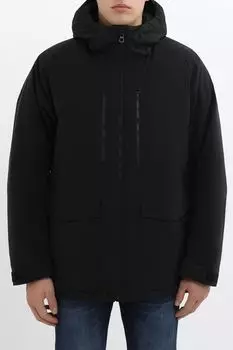 Пуховик с капюшоном и карманом LERROS