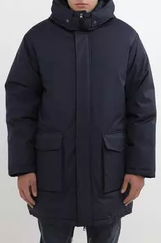 Пуховик с капюшоном и накладными карманами MARCO DI RADI