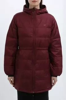 Пуховик с капюшоном и поясом на кулиске LEVI'S