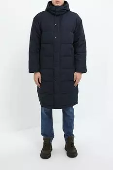 Пуховик с капюшоном удлиненный MARCO DI RADI