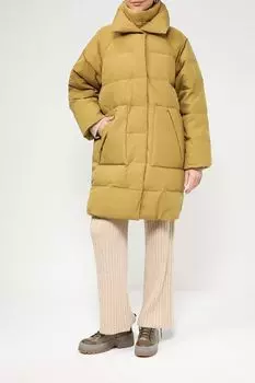 Пуховик с объемным воротником и накладными карманами Esprit Casual