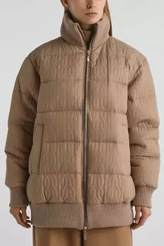 Пуховик с трикотажными деталями Auranna