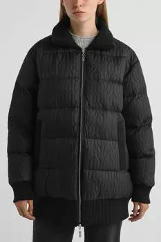 Пуховик с трикотажными деталями Auranna