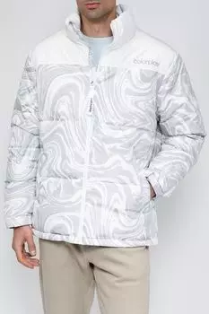 Пуховик с воротником-стойкой COLORPLAY