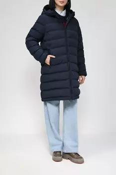 Пуховик стеганый с капюшоном Geox