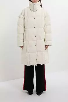 Пуховик стеганый с объемным воротником SABRINA SCALA