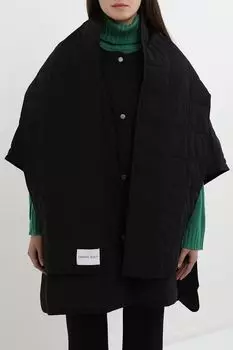 Пуховик стеганый с шарфом SABRINA SCALA