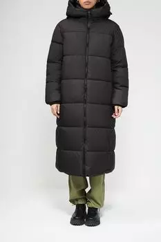 Пуховик удлиненного кроя с капюшоном Esprit Collection