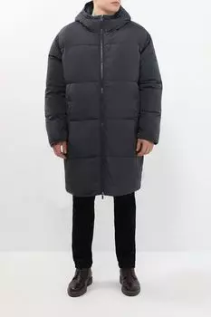 Пуховик удлиненного кроя с капюшоном MARCO DI RADI