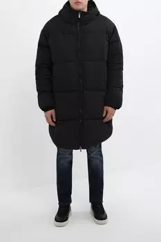 Пуховик удлиненного кроя с капюшоном MARCO DI RADI