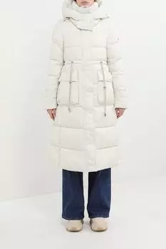 Пуховик удлиненного кроя с капюшоном Rinascimento