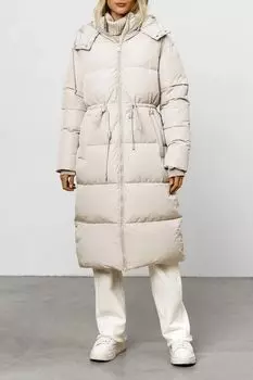 Пуховик удлиненного кроя с капюшоном Urban Tiger