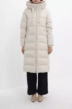 Пуховик удлиненного кроя с объемным капюшоном Marc O'Polo