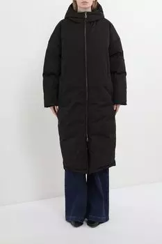 Пуховик удлиненный с капюшоном BELUCCI