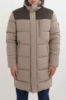 Пуховик удлиненный с капюшоном DIGEL