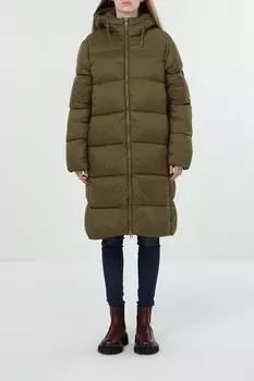 Пуховик удлиненный с капюшоном OVS
