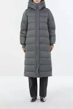 Пуховик удлиненный с капюшоном Piombo