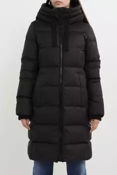 Пуховик удлиненный с объемным капюшоном Marc O'Polo
