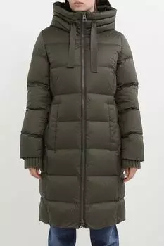 Пуховик удлиненный с объемным капюшоном Marc O'Polo