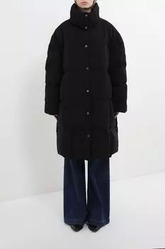 Пуховик удлиненный с воротником стойкой SABRINA SCALA