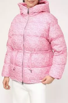 Пуховик утепленный с капюшоном на кулиске BELUCCI