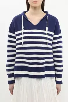 Пуловер хлопковый с капюшоном BELUCCI